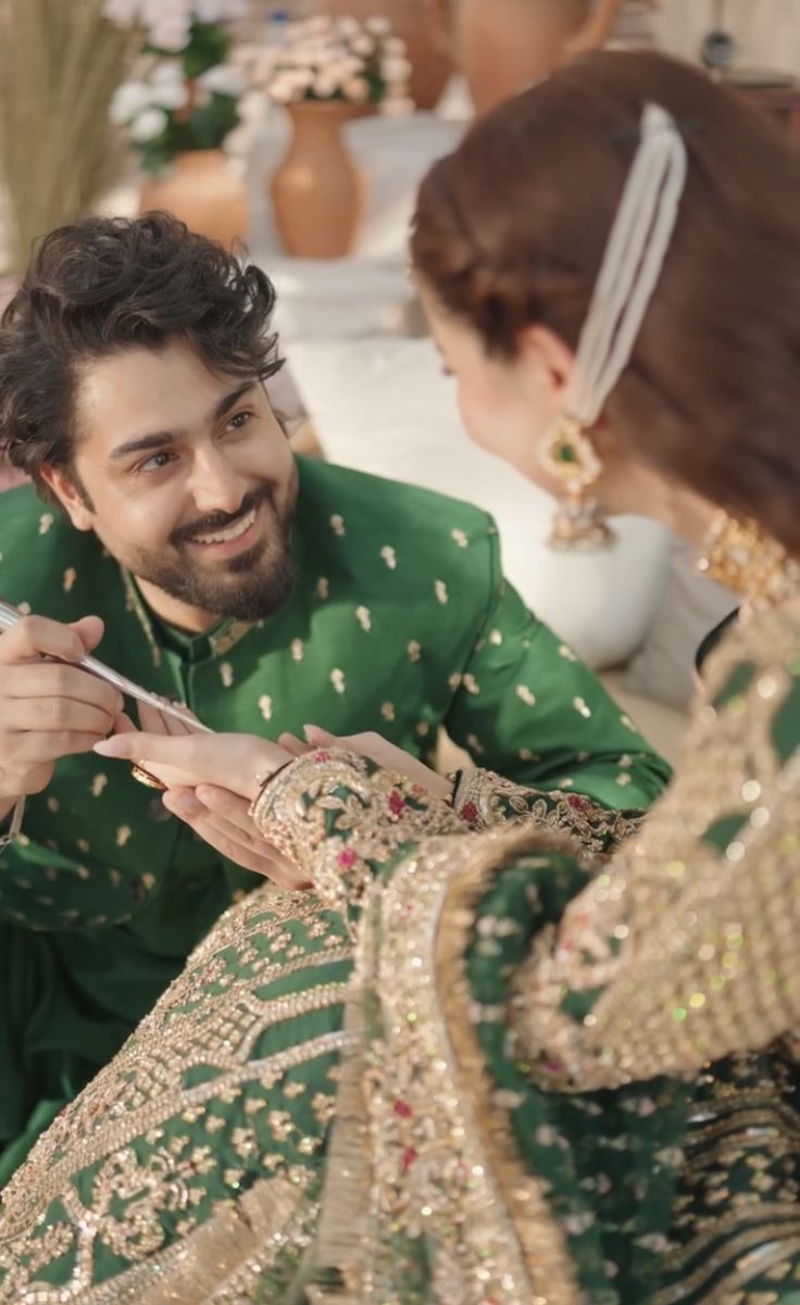 Traditional bridal mehendi ceremony portrait